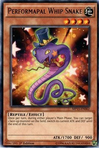 Performapal Whip Snake [MP15-EN062] Rare | Shuffle n Cut Hobbies & Games