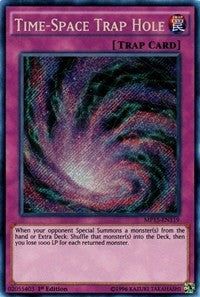 Time-Space Trap Hole [MP15-EN119] Secret Rare | Shuffle n Cut Hobbies & Games