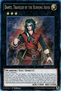 Dante, Traveler of the Burning Abyss [MP15-EN121] Secret Rare | Shuffle n Cut Hobbies & Games