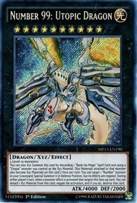 Number 99: Utopic Dragon [MP15-EN190] Secret Rare | Shuffle n Cut Hobbies & Games