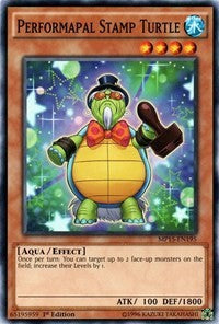 Performapal Stamp Turtle [MP15-EN195] Common | Shuffle n Cut Hobbies & Games