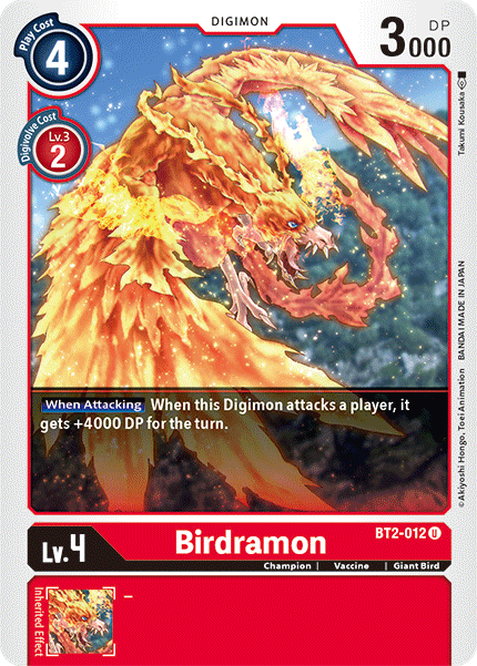 Birdramon [BT2-012] [Release Special Booster Ver.1.5] | Shuffle n Cut Hobbies & Games