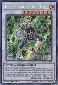 PSY-Framelord Omega [HSRD-EN035] Secret Rare | Shuffle n Cut Hobbies & Games