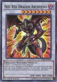 Hot Red Dragon Archfiend [HSRD-EN040] Super Rare | Shuffle n Cut Hobbies & Games