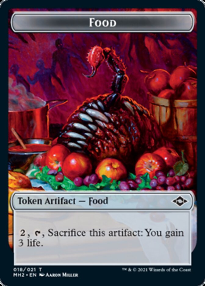 Food Token (18) [Modern Horizons 2 Tokens] | Shuffle n Cut Hobbies & Games