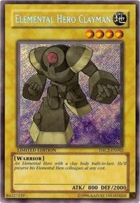 Elemental HERO Clayman [EHC2-EN002] Secret Rare | Shuffle n Cut Hobbies & Games