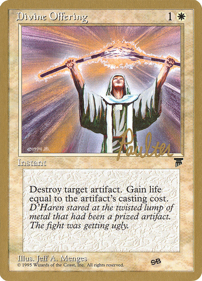 Divine Offering (Preston Poulter) (SB) [Pro Tour Collector Set] | Shuffle n Cut Hobbies & Games