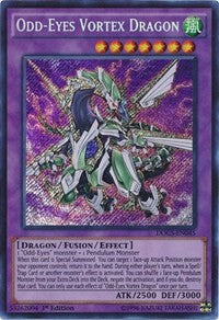 Odd-Eyes Vortex Dragon [DOCS-EN045] Secret Rare | Shuffle n Cut Hobbies & Games