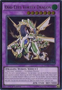 Odd-Eyes Vortex Dragon (UTR) [DOCS-EN045] Ultimate Rare | Shuffle n Cut Hobbies & Games