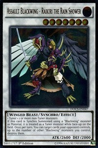 Assault Blackwing - Raikiri the Rain Shower (UTR) [DOCS-EN047] Ultimate Rare | Shuffle n Cut Hobbies & Games