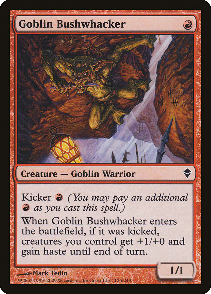 Goblin Bushwhacker [Zendikar] | Shuffle n Cut Hobbies & Games