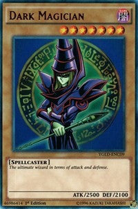 Dark Magician (C) [YGLD-ENC09] Ultra Rare | Shuffle n Cut Hobbies & Games