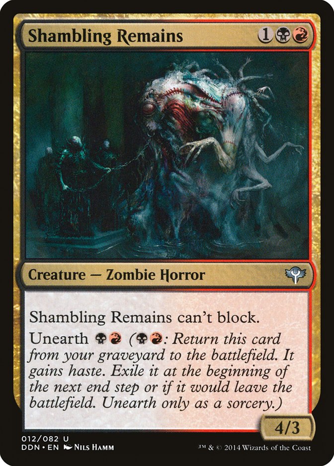 Shambling Remains [Duel Decks: Speed vs. Cunning] | Shuffle n Cut Hobbies & Games