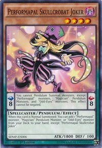 Performapal Skullcrobat Joker [SDMP-EN006] Common | Shuffle n Cut Hobbies & Games