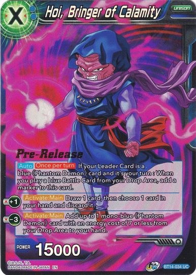 Hoi, Bringer of Calamity (BT14-034) [Cross Spirits Prerelease Promos] | Shuffle n Cut Hobbies & Games