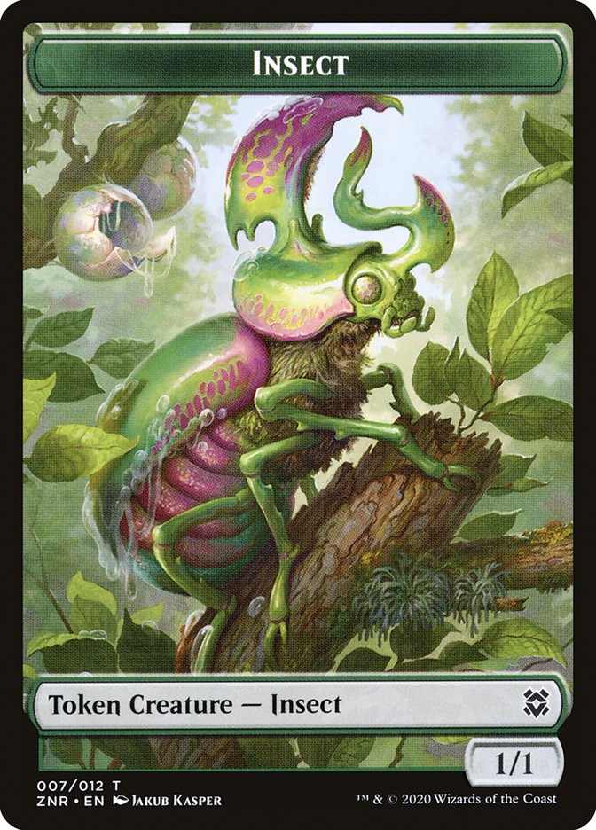 Insect Token [Zendikar Rising Tokens] | Shuffle n Cut Hobbies & Games