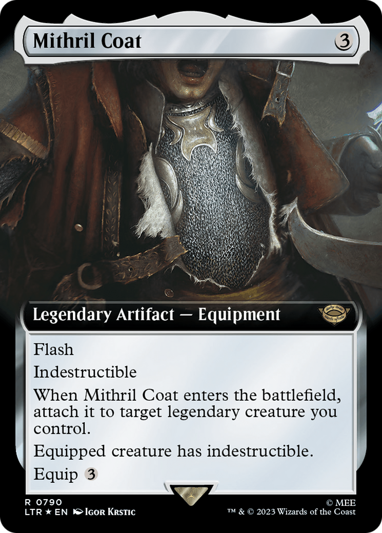 Mithril Coat (Extended Art) (Surge Foil) [The Lord of the Rings: Tales of Middle-Earth] | Shuffle n Cut Hobbies & Games