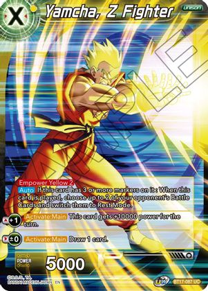 Yamcha, Z Fighter (BT17-087) [Ultimate Squad] | Shuffle n Cut Hobbies & Games