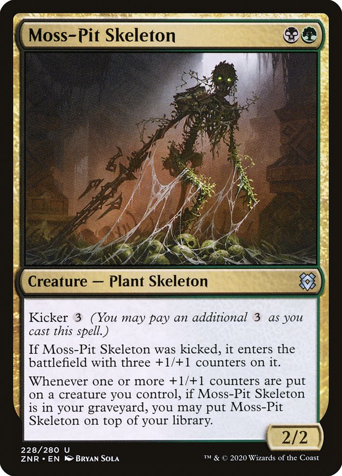 Moss-Pit Skeleton [Zendikar Rising] | Shuffle n Cut Hobbies & Games