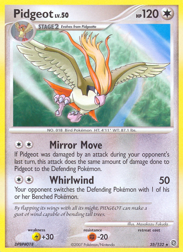 Pidgeot (35/132) [Diamond & Pearl: Secret Wonders] | Shuffle n Cut Hobbies & Games