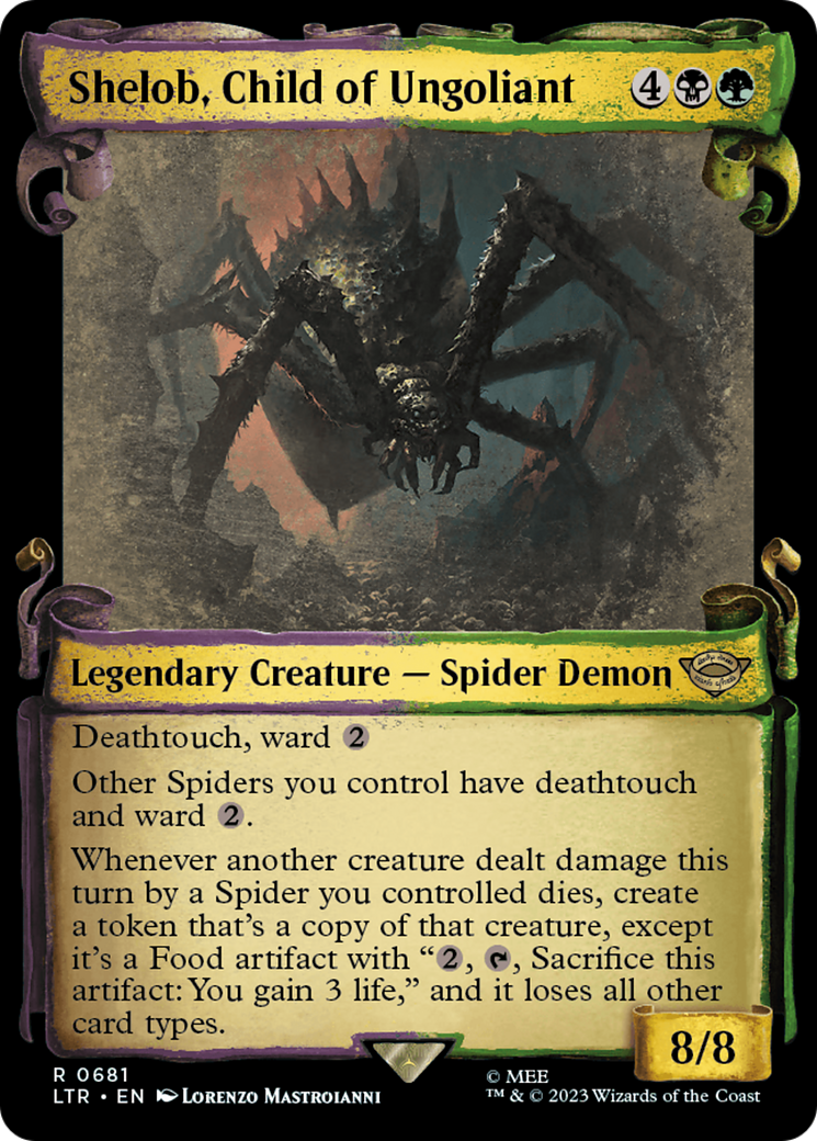 Shelob, Child of Ungoliant [The Lord of the Rings: Tales of Middle-Earth Showcase Scrolls] | Shuffle n Cut Hobbies & Games