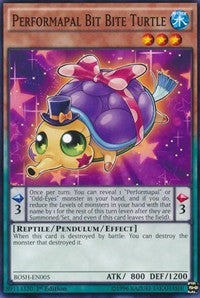 Performapal Bit Bite Turtle [BOSH-EN005] Common | Shuffle n Cut Hobbies & Games