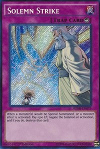 Solemn Strike [BOSH-EN079] Secret Rare | Shuffle n Cut Hobbies & Games