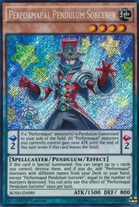 Performapal Pendulum Sorcerer [BOSH-EN090] Secret Rare | Shuffle n Cut Hobbies & Games