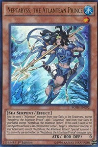 Neptabyss, the Atlantean Prince [BOSH-EN092] Ultra Rare | Shuffle n Cut Hobbies & Games