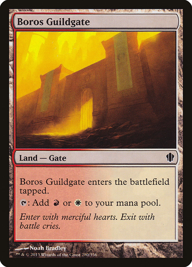 Boros Guildgate [Commander 2013] | Shuffle n Cut Hobbies & Games