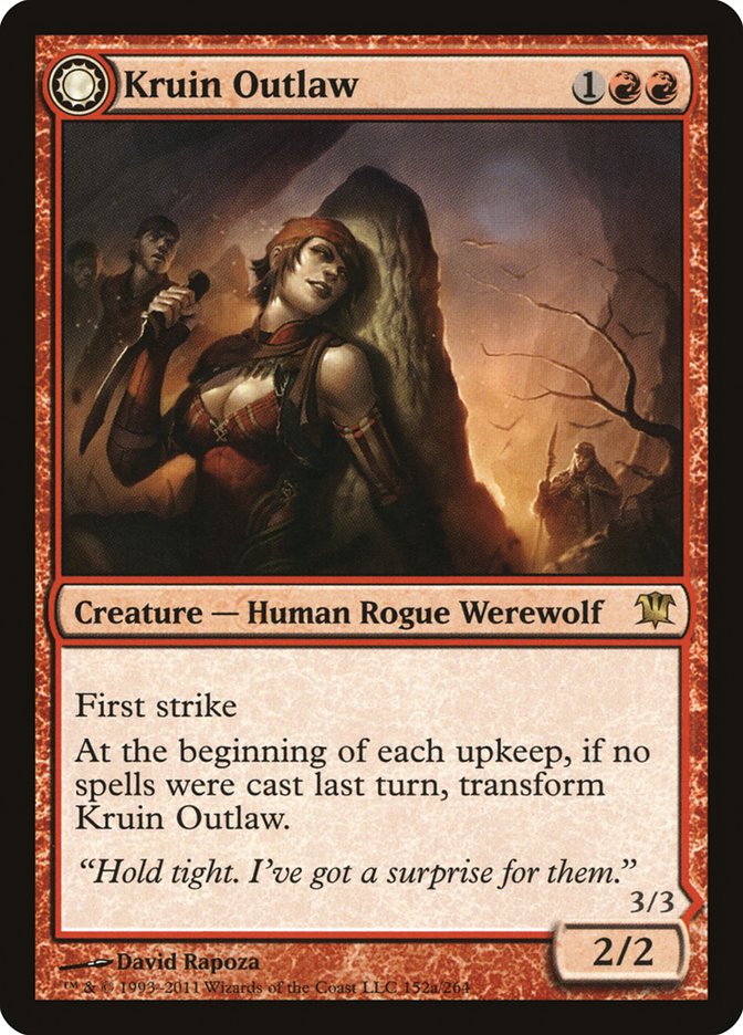 Kruin Outlaw // Terror of Kruin Pass [Innistrad] | Shuffle n Cut Hobbies & Games