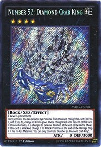 Number 52: Diamond Crab King [WIRA-EN050] Secret Rare | Shuffle n Cut Hobbies & Games