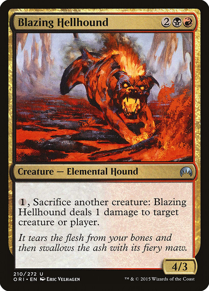 Blazing Hellhound [Magic Origins] | Shuffle n Cut Hobbies & Games