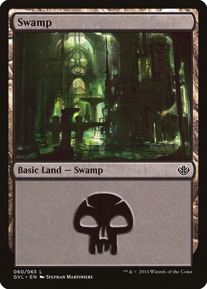 Swamp (60) (Garruk vs. Liliana) [Duel Decks Anthology] | Shuffle n Cut Hobbies & Games