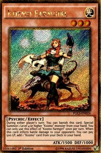 Kozmo Farmgirl [PGL3-EN024] Gold Secret Rare | Shuffle n Cut Hobbies & Games