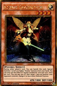 Kozmo Goodwitch [PGL3-EN025] Gold Secret Rare | Shuffle n Cut Hobbies & Games