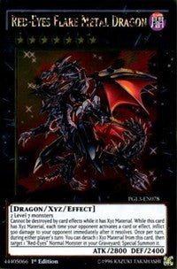 Red-Eyes Flare Metal Dragon [PGL3-EN078] Gold Rare | Shuffle n Cut Hobbies & Games