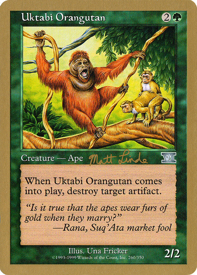 Uktabi Orangutan (Matt Linde) [World Championship Decks 1999] | Shuffle n Cut Hobbies & Games