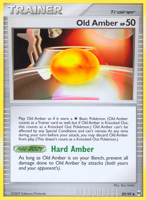 Old Amber (89/99) [Platinum: Arceus] | Shuffle n Cut Hobbies & Games