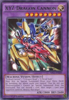 XYZ-Dragon Cannon [MIL1-EN040] Rare | Shuffle n Cut Hobbies & Games