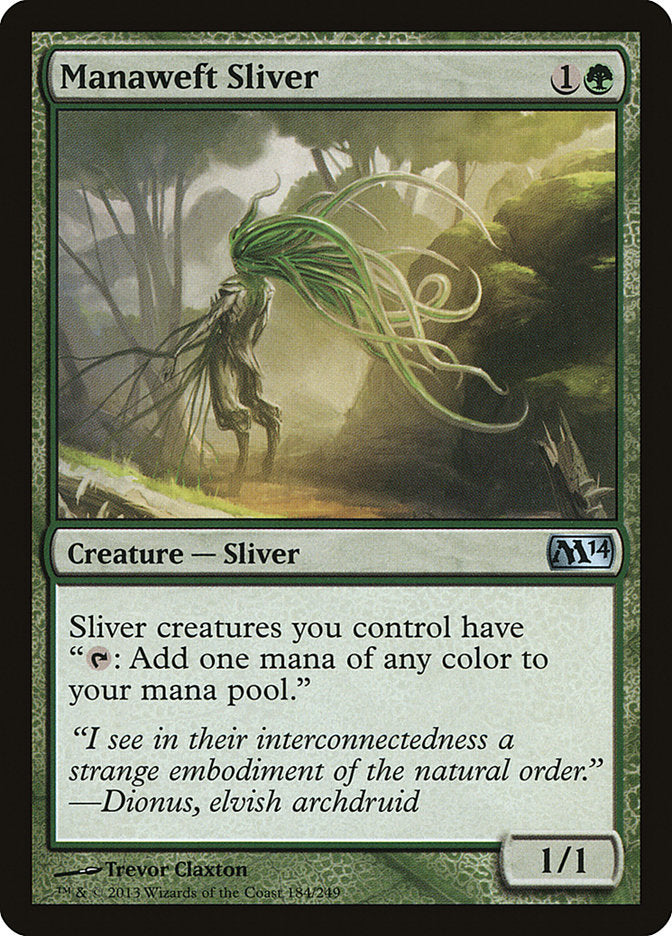 Manaweft Sliver [Magic 2014] | Shuffle n Cut Hobbies & Games