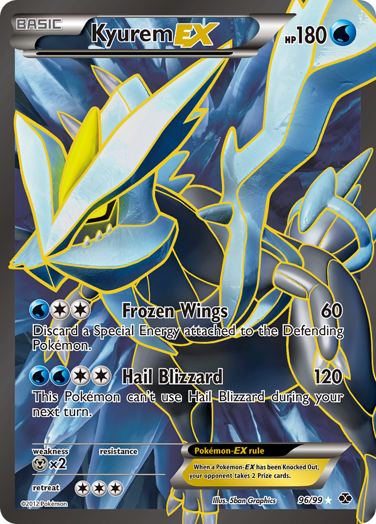 Kyurem EX (96/99) [Black & White: Next Destinies] | Shuffle n Cut Hobbies & Games