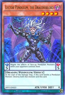 Lector Pendulum, the Dracoverlord [SHVI-EN023] Ultra Rare | Shuffle n Cut Hobbies & Games