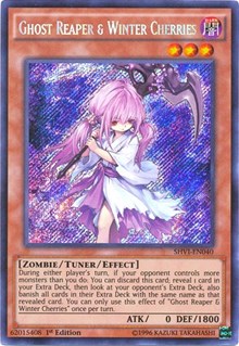 Ghost Reaper & Winter Cherries [SHVI-EN040] Secret Rare | Shuffle n Cut Hobbies & Games