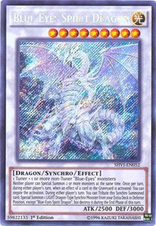 Blue-Eyes Spirit Dragon [SHVI-EN052] Secret Rare | Shuffle n Cut Hobbies & Games