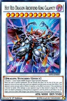 Hot Red Dragon Archfiend King Calamity [SHVI-EN097] Ultra Rare | Shuffle n Cut Hobbies & Games