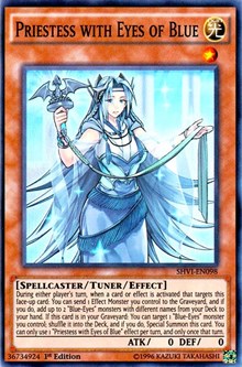 Priestess with Eyes of Blue [SHVI-EN098] Super Rare | Shuffle n Cut Hobbies & Games