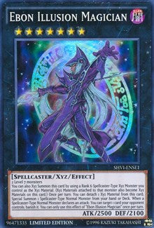 Ebon Illusion Magician [SHVI-ENSE1] Super Rare | Shuffle n Cut Hobbies & Games