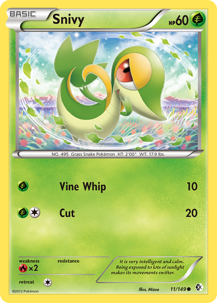 Snivy (11/149) [Black & White: Boundaries Crossed] | Shuffle n Cut Hobbies & Games