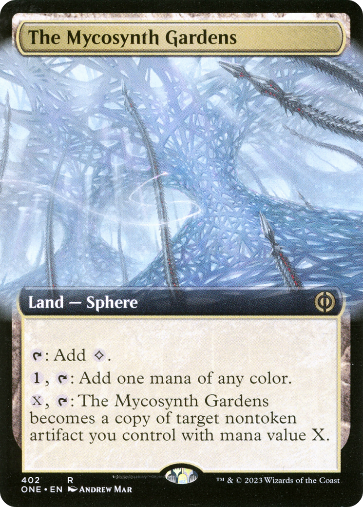 The Mycosynth Gardens (Extended Art) [Phyrexia: All Will Be One] | Shuffle n Cut Hobbies & Games